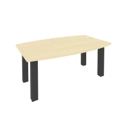 Стол переговорный First KPRG-2 Клен/Темный металлик