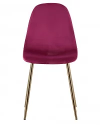 Стул Валенсия велюр золотые ножки Бордо