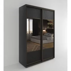 Шкаф-купе 2-х дверный Акцент-Дуэт Д 1200х600 Венге