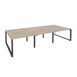 Рабочая станция на О-образном м/к ONIX O.MO-D.RS-6.2.8 Дуб Аттик/Антрацит