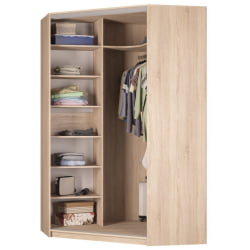 Шкаф-купе ЙА-230х1400-568-1(Белый-Д5Д5) / YA-230х1400-568-1(Белый-D5D5)