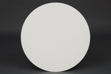 Маленький обеденный стол BOSCO (Боско) основание бук, столешница мдф, D900, Белый+Натуральный ( Бук)