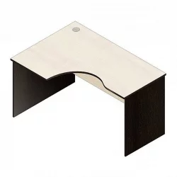 Стол для персонала Р.СКУ-14 (левый) венге/дуб