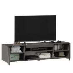 ТВ тумба Бруклин ЛД 685.050.000 Оникс Серый глянец