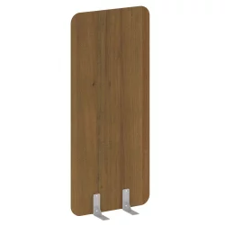 Перегородки на металлических опорах на фетровых подпятниках Р-лине ДП.Ф-80-180 Орех Гварнери / R-line DP.F-80-180