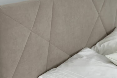 Односпальная кровать с подъемным механизмом Бест с подъем. механизмом ZP.KM0.9-02 капучино (велюр)