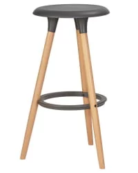 Табурет барный DOBRIN ROYCE Темно-серый GR-04