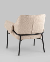 Кресло лаунж Бесс альпака Бежевый