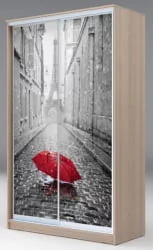 Шкаф-купе Хит-24-17-77 Париж Ясень шимо светлый