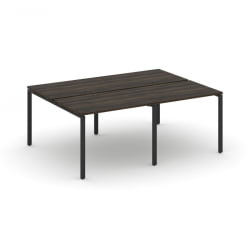 Рабочая станция двухсторонняя на 4 места CONCEPT CN.DRS-005 Дуб Мали Черный