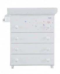 Детский комод Micuna Aura пеленальный B-970 white