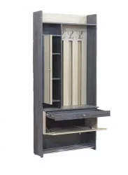 Прихожая Гретта 2 Дуб Сонома Ясень черный