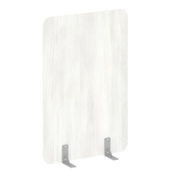 Перегородки на металлических опорах на фетровых подпятниках R-line DP.F-100-150 Снежная Патина