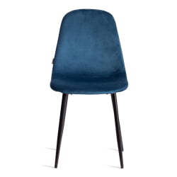 Стул BREEZE (mod. JSC-58) Велюр/металл , 44 х 53 х 86 см, Blue (синий) HLR63 / черный