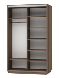 Шкаф-купе двухдверный Экспресс Дуо 1400х2400х Париж/Ясень шимо тёмный / 1400х2400h