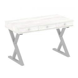 Стол письменный ХОМЕ ОФФИCЕ ВР.СП-1-118.М Снежная Платина/Серый металл / HOME OFFICE VR.SP-1-118.M