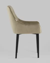 Стул Джоан велюр Капучино