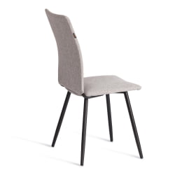 Металлический стул La Rousse NEW, ткань рогожка, серый/черный, 3M 16/2, 45x55x93 см