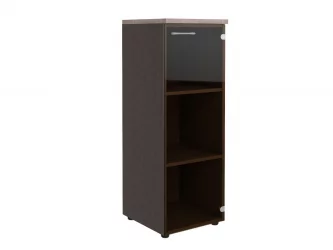 Шкаф колонка со стекляной дверью и топом XMC 42.2 (Дуб Сонома/Рено)