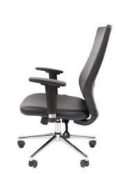 Офисное кресло CHAIRMAN 500 LUX БП экокожа Черный