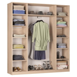 Шкаф распашный R-198х180х45-1-PO(ЯАТ)