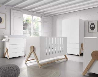 Детский комод Micuna Swing B-1837 White/Waterwood