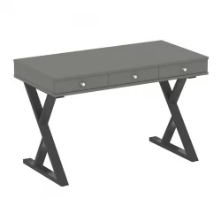 Стол письменный ХОМЕ ОФФИCЕ ВР.СП-1-118.М Металлик/Антрацит металл / HOME OFFICE VR.SP-1-118.M
