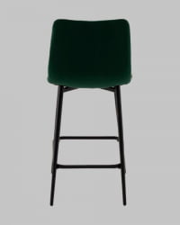 Стул полубарный Одди Diamond велюр темно-зеленый