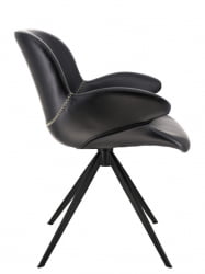 Стул Everprof Aurora Экокожа Черный