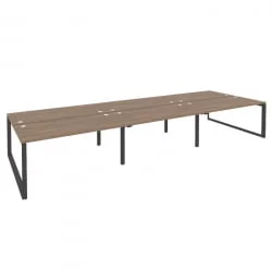 Рабочая станция на О-образном м/к ONIX O.MO-D.RS-6.4.8 Дуб Аризона/Антрацит