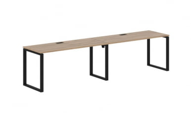 Бенч-система ЕДИС ЕКВСТ 3167 Дуб Денвер светлый Черный / EDIS EQWST