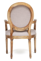 Кресло MEDALION (mod.CB2245) дерево береза, 99х59х48см, Груша (№3)