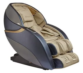 Массажное кресло Alpine Синий-бежевый