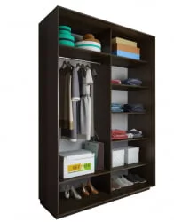 Шкаф-купе 2-х дверный Акцент-Вера КР 1200х600  Венге