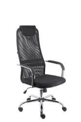 Кресло руководителя EP 708 TM сетка Черный