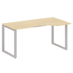 Стол криволинейный правый на О-образном м/к METAL SYSTEM БО.СА-1 Пр Акация/Серый