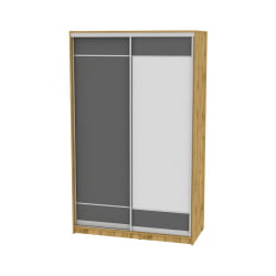 Шкаф-купе Б-230х135х60-1(ДВ-Графит-Д7Д8) / B-230х135х60-1(ДВ-Графит-D7D8)