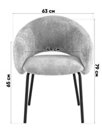 Стул обеденный Bren мокка