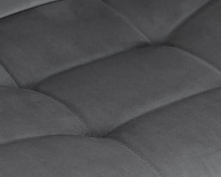 Стул барный ДОБРИН ТАИЛОР БЛАCК (серый велюр (МДЖ9-75)) / DOBRIN TAILOR BLACK (MJ9-75))