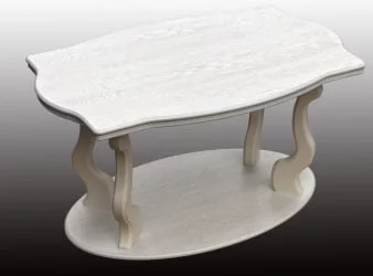 Стол журнальный Берже 3 Слоновая кость
