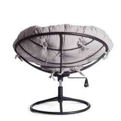 Кресло CLOUDE HOME рогожка/металл, 97х98х90-96см, серо-бежевый, 3M 16/2