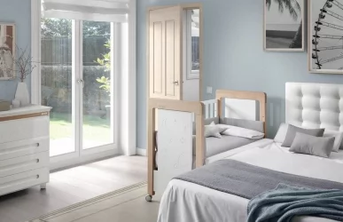 Кроватка для новорожденных Micuna Magic Mum Relax Water wood/White