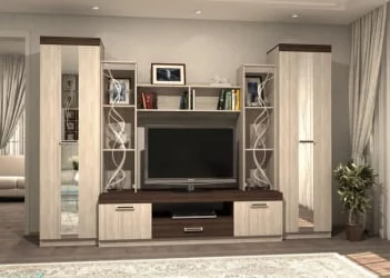 Гостиная Атлантида 2 Б Ясень шимо темный Ясень шимо светлый