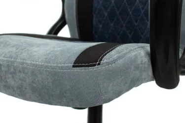 Кресло игровое Бюрократ VIKING 6 KNIGHT BL FABRIC Синий