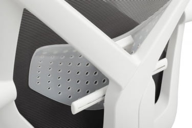 Кресло Оливер РCХ В-203АC Белый пластик/Серый / Oliver RCH W-203AC