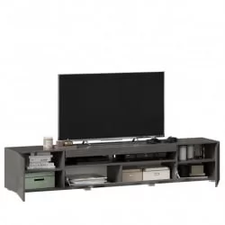 ТВ тумба Бруклин ЛД 685.030.000 М Оникс Серый глянец