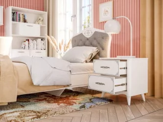 Комплект мебели для детской Элис №2 Белый
