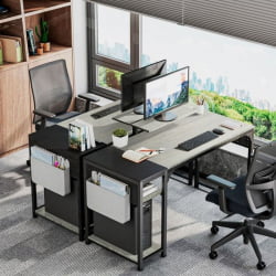 Геймерский стол EUREKA ZX-SS140B-OGB с шириной 140 см Oak Grey