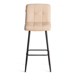 Барный стул Medeo/Медео экокожа , бежевый, 45х56х113 см