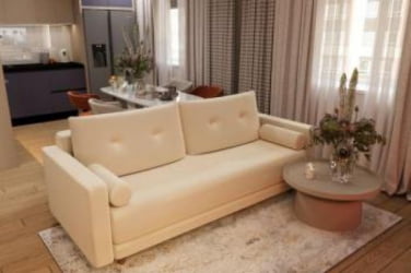 Диван Санднес (Berhouse) Цвет фасада: Кемел рогожка; Тип: Прямой; Материал фасада: Микророгожка